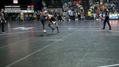 165 lbs Quarterfinal - Cooper Lockhart, Morgan State vs Gunner Filipowicz, Army