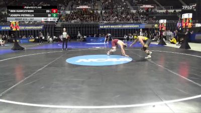 197 lbs Quarterfinal - Ben Kawczynski, Wis.-La Crosse vs Joseph Petrella, Baldwin Wallace