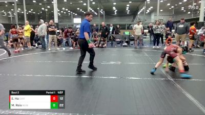 76 lbs Semis (4 Team) - Mason Reis, Revival Black vs Evan Ha, Cordoba Trained