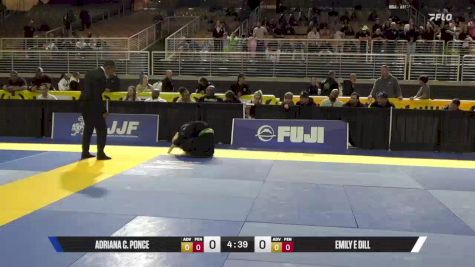 Emily E Dill vs Adriana C. Ponce 2025 Pan Jiu Jitsu IBJJF Championship