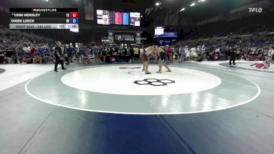 285 lbs Champ. Rd Of 64 - Odin Hensley, TX vs Owen Lueck, WI