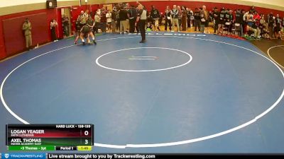 138-139 lbs Semifinal - Logan Yeager, Faith Lutheran vs Axel Thomas, Mater Academy East