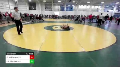 88 lbs Consi Of 8 #1 - Clayton McPheters, Little Lynx WC vs Nathan Morales, Andover