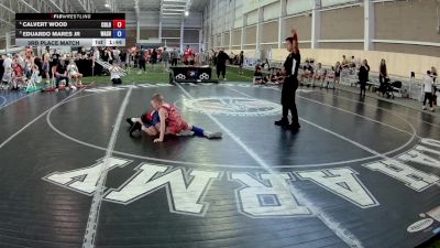 63 lbs 3rd Place Match - Calvert Wood, Colorado vs Eduardo Mares Jr, Washington