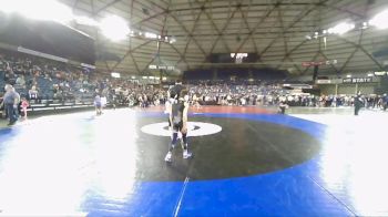 70 lbs Champ. Round 1 - Zachary Hallman, Wrestling Club Tacoma Slam vs Ashley Ihde, Hoquiam Jr. Grizzly Wrestling Club