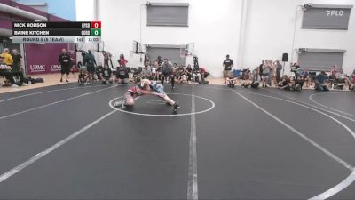 92 lbs Round 5 (6 Team) - Nick Hobson, GPS Blue vs Baine Kitchen, Cordoba Trained