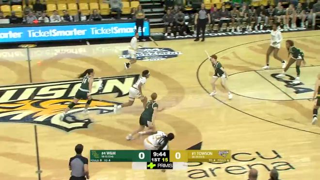 Replay: Towson Vs. William & Mary | 2023 CAA Women's Basketball Championship