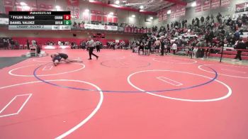 215 lbs Champ. Round 2 - Tyler Sloan, Columbia (Burbank) vs Daniel Valdez, Royal