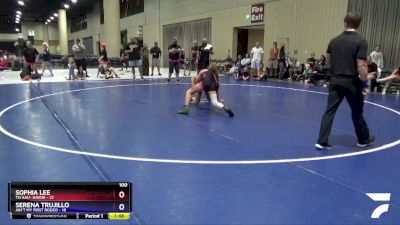 100 lbs Placement (4 Team) - Sophia Lee, TN AAU- Havok vs Serena Trujillo, Ain`t My First Rodeo