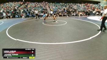 110 lbs Semifinal - Amina Anbari, Rancho Bernardo vs Jazmine Turner, Grace M Davis