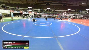 132 lbs Finals (2 Team) - Peyton McClees, Mountain View vs Caleb Rafal, Cox