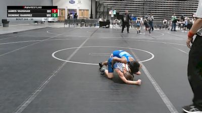 56 lbs 3rd Place Match - Dominic Ramirez, Wolverine Wrestling Club vs James Vaughan, Reaper Wrestling Club