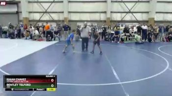 81 lbs Round 3 - Isaiah Chavez, Victory Wrestling Club vs Bentley Telford, JWC