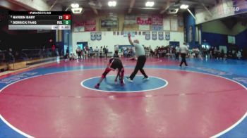 113 lbs Champ. Round 2 - Derrick Fang, Portola vs Naveen Baby, Etiwanda