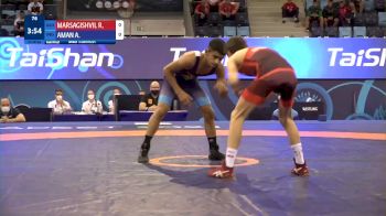 48 kg 1/2 Final - Rezo Marsagishvili, Georgia vs Aman Aman, India