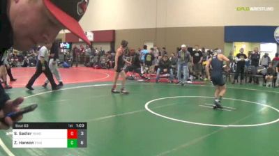 95 lbs Rr Rnd 3 - Symon Sadler, Young Guns (PA) vs Zach Hanson, Pinnacle (MN)