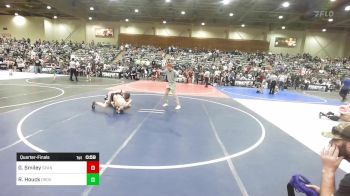 130 lbs Quarterfinal - Gavon Smiley, Spanish Springs WC vs Rylan Houck, Oroville Rattlers