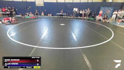 132 lbs Cons. Round 2 - Kane Johnson, MN vs Allen Krenik, MN