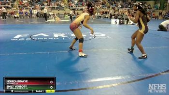 100 lbs Semis & 1st Wrestleback - Monica Boakye, W1-Minot vs Emily Youboty, W3-Bismarck Legacy