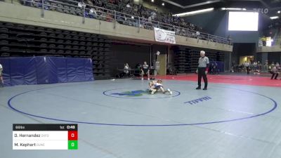 66 lbs Semifinal - Damien Hernandez, Oxford vs Mason Kephart, Duncansville