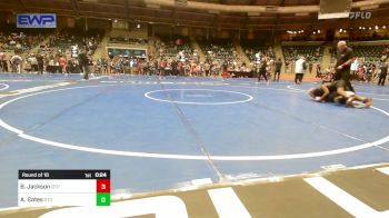 160 lbs Round Of 16 - Blake Jackson, Tulsa Blue T Panthers vs Anthony Gates, Owasso Takedown Club