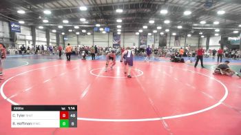 220 lbs Round Of 32 - Caleb Tyler, Team Shutt vs Baxter Hoffman, Shore Thing Surf