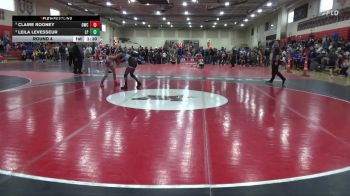 90 lbs Round 4 - Leila LeVesseur, LeVici Prep vs Claire Rooney, Outlaw Wrestling Club