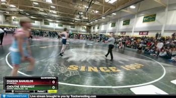 120 lbs Quarterfinal - Makson Banuelos, SF Lincoln vs Choutae Gerhardt, MATPAC Wrestling - ND