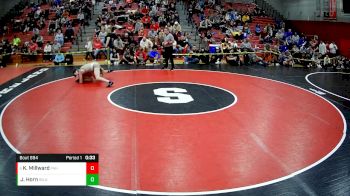 133 lbs Cons. Round 7 - Kaden Millward, Freedom Area Hs vs Josh Horn, Indian Land