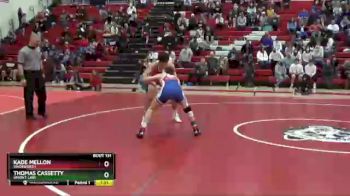 132 lbs 1st Place Match - Thomas Cassetty, Uniont. Lake vs Kade Mellon, Wadsworth