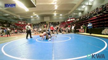 80-84 lbs Quarterfinal - Teddy Mendenhall, Locust Grove Youth Wrestling vs Liam Deaton, Bartlesville Wrestling Club