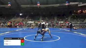 92 lbs Consolation - Dylan Hall, Greater Heights Wrestling vs Tristen Cox, Team Brawlers(Kansas)