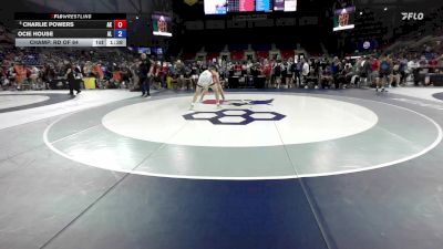 190 lbs Champ. Rd Of 64 - Charlie Powers, AK vs Ocie House, AL