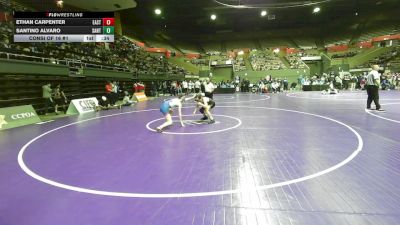 128 lbs Consi Of 16 #1 - Ethan Carpenter, East Bakersfield vs Santino Alvaro, Santa Ynez