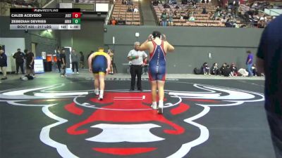 217 lbs Consi Of 16 #1 - Caleb Acevedo, Justin Garza vs Zebediah DeVries, Arroyo Grande