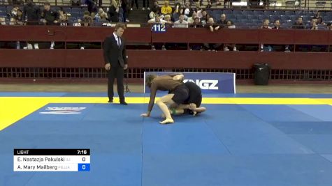 Emilia Nastazja Pakulski vs Amanda Mary Mailberg 2024 Pan IBJJF Jiu-Jitsu No-Gi Championship