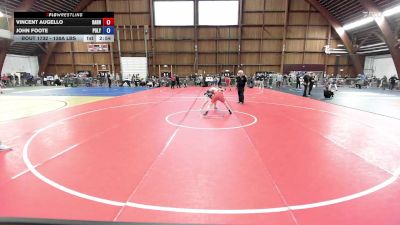 138A lbs 7th Place - Vincent Augello, Barn Brothers vs John Foote, Poly Prep
