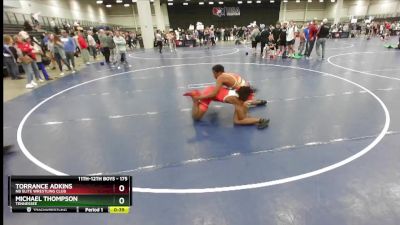 175 lbs Cons. Round 3 - Michael Thompson, Tennessee vs Torrance Adkins, NB Elite Wrestling Club