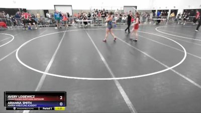 136 lbs Cons. Round 2 - Avery Losiewicz, Crasstrained/Northern Exposure vs Arianna Smith, Askren Wrestling Academy