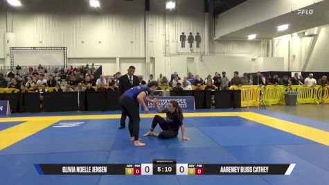 Aaremey Bliss Cathey vs Olivia Noelle Jensen 2025 World IBJJF Jiu-Jitsu No-Gi Championship