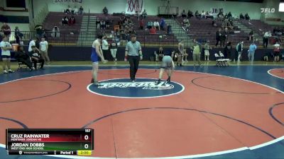 157 lbs Round 2 - Cruz Rainwater, Mortimer Jordan HS vs Jordan Dobbs, West End High School