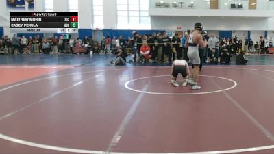 126 lbs Prelim - Matthew Morin, St John`s College vs Casey Pekula, St Augustine