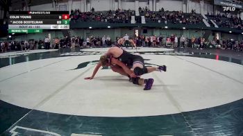 165 lbs Champ. Round 1 - Colin Young, Northern Illinois vs Jacob Bostelman, Northwestern