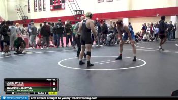 197 lbs Cons. Round 4 - Hayden Hampton, Umpqua Community College vs John White, Southern Oregon