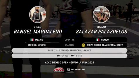 DIEGO RANGEL MAGDALENO vs Masao Salazar Palazuelos 2025 ADCC Guadalajara Open
