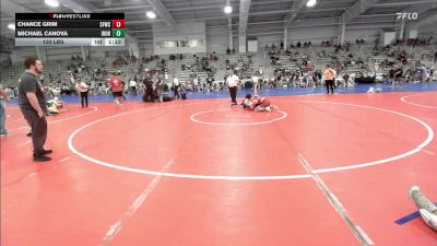 132 lbs Rr Rnd 2 - Chance Grim, FORGE H/S 2 vs Michael Canova, Iron Faith Wrestling