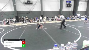 78 lbs Rr Rnd 3 - Zaythean Gonzalez, The Wrestling Assylum vs Ricardo Gil, Toppenish USA