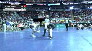 1A-150 lbs Champ. Round 2 - Jensen Boorn, Wilton vs Jackson Kinnetz, Hinton
