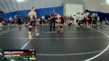 175 lbs Round 7 (8 Team) - Andrew Barford, CP Wrestling vs Wesley Hendrickson, Warrior RTC