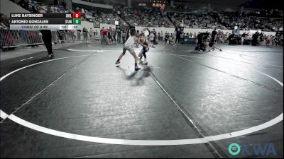 52 lbs Consi Of 8 #2 - Luke Baysinger, Shelton Wrestling Academy vs Antonio Gonzales, Standfast